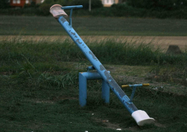 A seesaw
